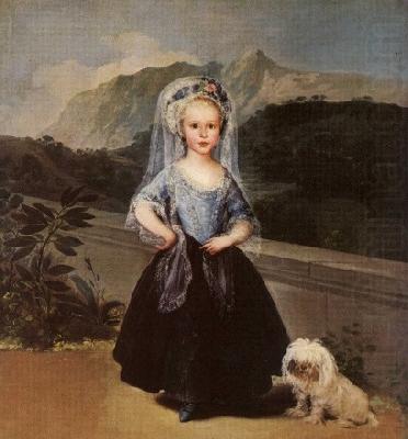 Portrait of Mana Teresa de Borbon Y Vallabriga, Francisco de Goya